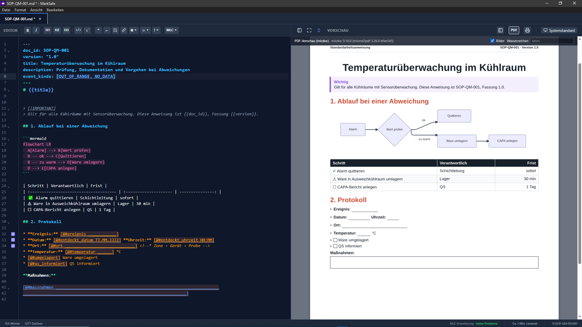 MarkSafe Screenshot 1
