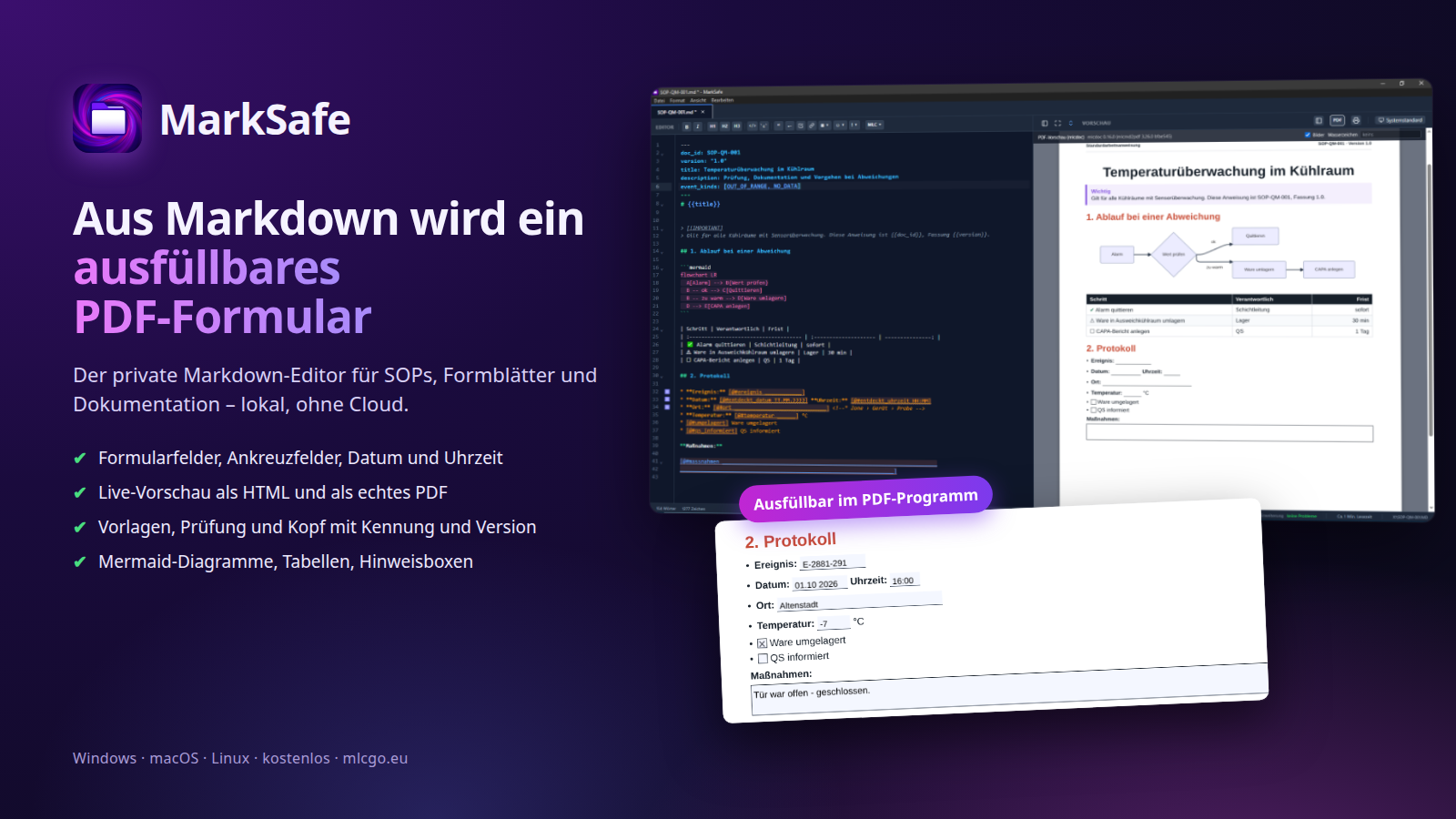 MarkSafe Screenshot