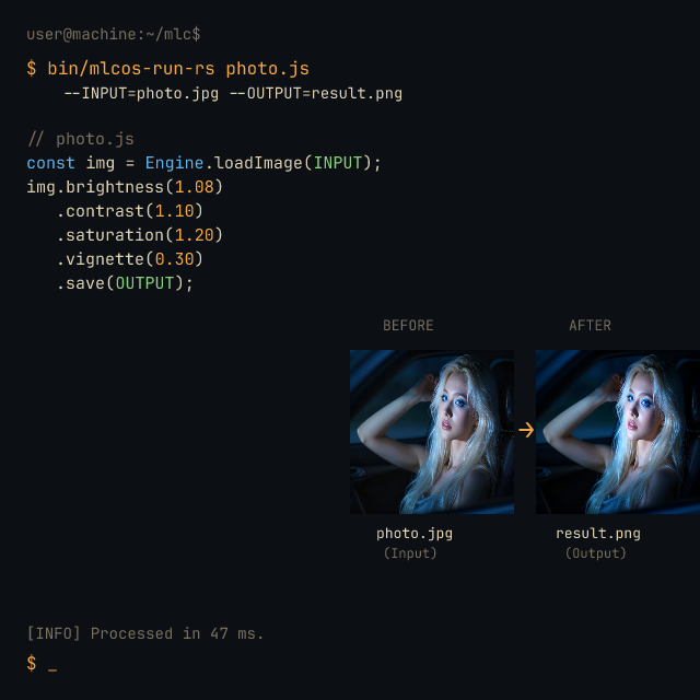 MLC OpticScript Screenshot 2